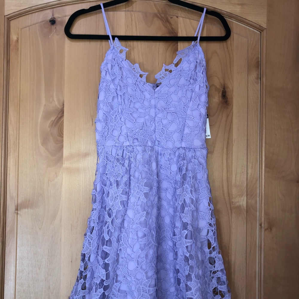 Purple summer dress